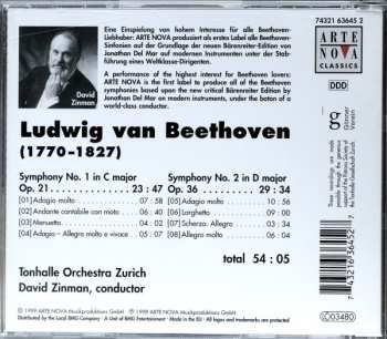 CD Ludwig van Beethoven: Symphony No. 1 / Symphony No. 2