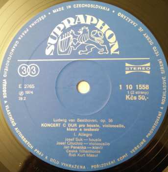 LP Ludwig van Beethoven: Trojkoncert