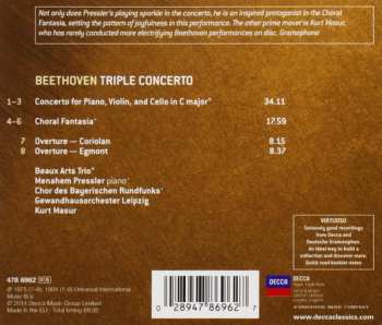 CD Ludwig van Beethoven: Triple Concerto / Choral Fantasy