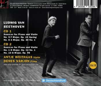 2CD Ludwig van Beethoven: Vol. 3. Violin Sonatas Nos 1, 5, 6 & 10