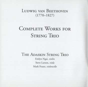 2CD Ludwig van Beethoven: Complete Works For String Trio