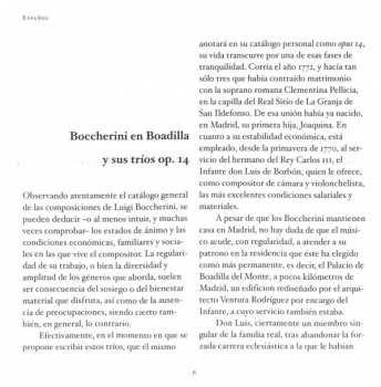 2CD Luigi Boccherini: Boccherini En Boadilla (Trios Opus 14 Boadilla Del Monte, 1772)