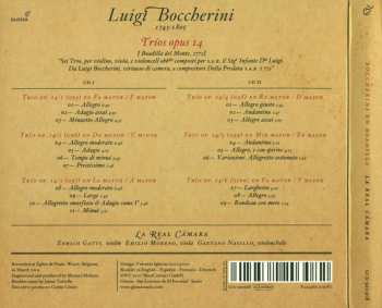 2CD Luigi Boccherini: Boccherini En Boadilla (Trios Opus 14 Boadilla Del Monte, 1772)