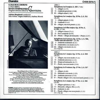 2CD Luigi Boccherini: Seven Symphonies
