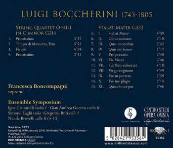 CD Luigi Boccherini: Stabat Mater G532; String Quartet Op. 41/1 G214