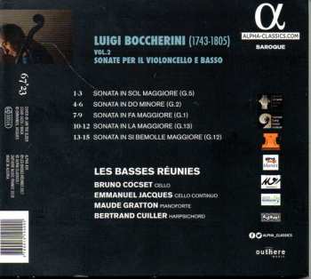CD Luigi Boccherini: Vol.2 Sonate Per Il Violoncello