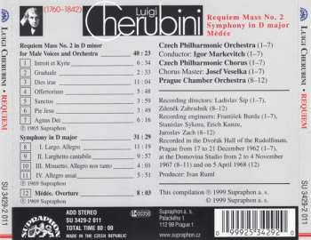 CD The Czech Philharmonic Orchestra: Requiem Mass No. 2 / Symphony In D Major / Médée
