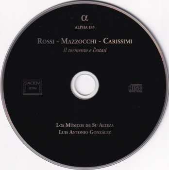 CD Luigi Rossi: Il Tormento E L'Estasi