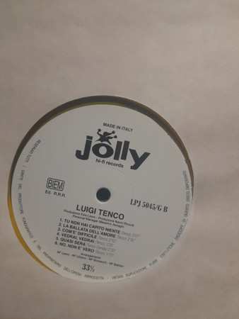 LP Luigi Tenco: Luigi Tenco CLR
