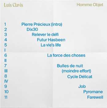 CD Luis Clavis: Homme Objet