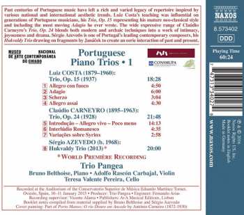 CD Sérgio Azevedo: Portuguese Piano Trios 1