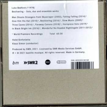 CD Holst-Sinfonietta: Besilvering - Solo, Duo And Ensemble Works