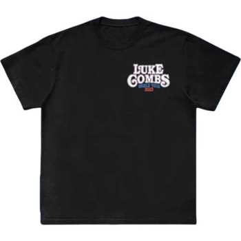 Merch Luke Combs: Luke Combs Unisex T-shirt: Tour '23 Skull (back Print & Ex-tour) (small) S