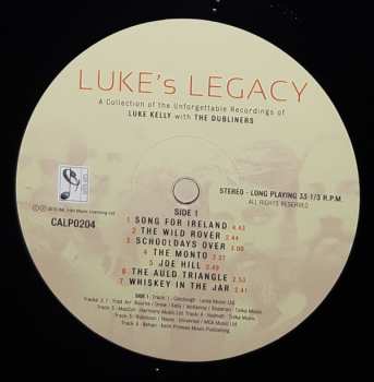 LP The Dubliners: Luke's Legacy (A Collection Of The Unforgettable Recordings Of Luke Kelly With The Dubliners)