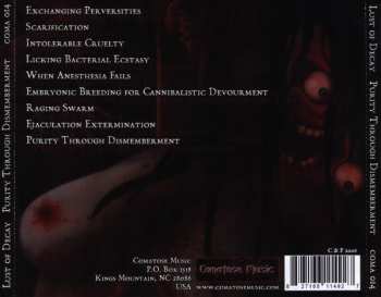 CD Lust Of Decay: Purity Through Dismemberment