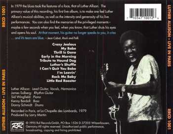 CD Luther Allison: Live In Paris