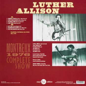 LP Luther Allison: Montreux 1976 - Complete Show CLR