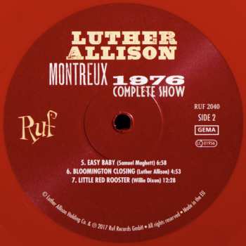LP Luther Allison: Montreux 1976 - Complete Show CLR