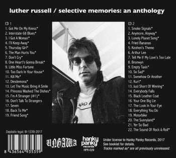2CD Luther Russell: Selective Memories: An Anthology LTD