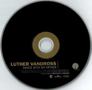 CD Luther Vandross: Dance With My Father