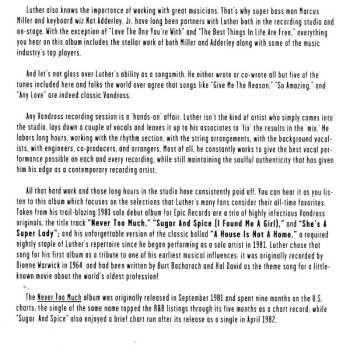 CD Luther Vandross: Greatest Hits 1981-1995