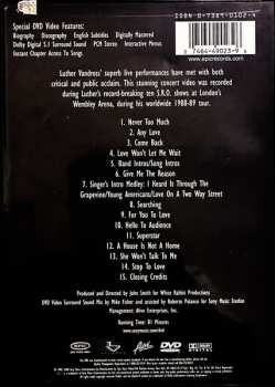 DVD Luther Vandross: Live at Wembley