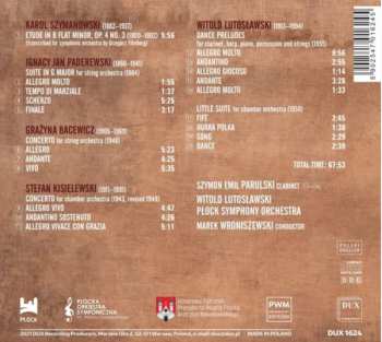 CD Karol Szymanowski: Lutoslawski, Paderewski, Bacewicz, Szymanowski, Kisielewski
