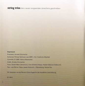 CD Joseph Kolkovich: String Trios