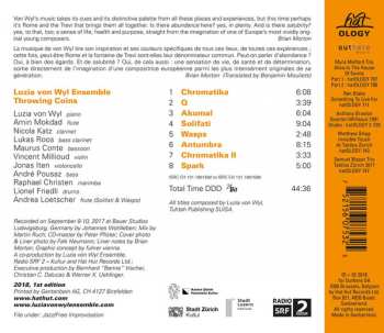 CD Luzia Von Wyl Ensemble: Throwing Coins