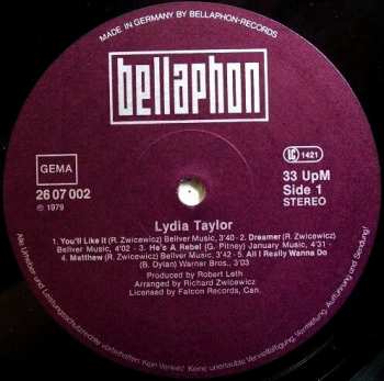 LP Lydia Taylor: Lydia Taylor