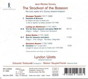 CD Lyndon Watts: The Stradivari Of The Bassoon