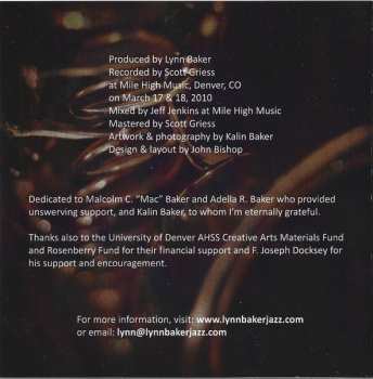 CD Lynn Baker Quartet: Azure Intention