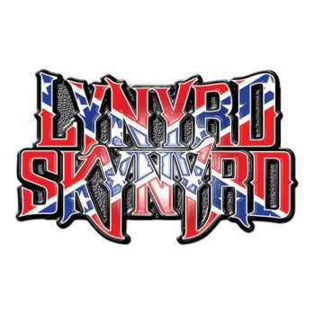Merch Lynyrd Skynyrd: Kitűző Flag Logo Lynyrd Skynyrd