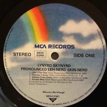 LP Lynyrd Skynyrd: (Pronounced 'Lĕh-'nérd 'Skin-'nérd)