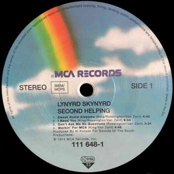 LP Lynyrd Skynyrd: Second Helping