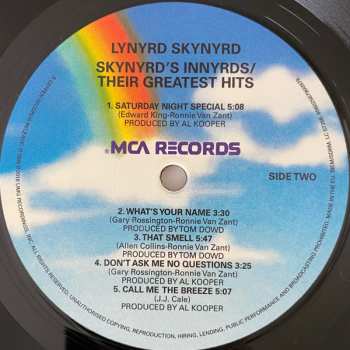 LP Lynyrd Skynyrd: Skynyrd's Innyrds / Their Greatest Hits