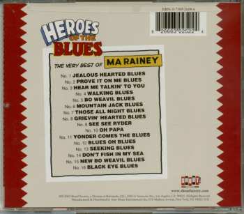 CD Ma Rainey: Heroes Of The Blues: The Very Best Of Ma Rainey