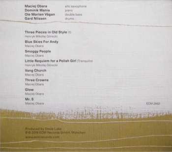 CD Maciej Obara Quartet: Three Crowns