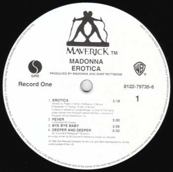 2LP Madonna: Erotica