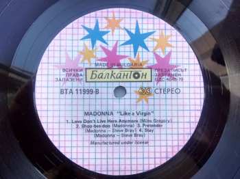 LP Madonna: Like A Virgin
