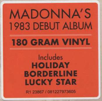 LP Madonna: Madonna