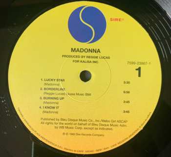 LP Madonna: Madonna