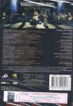 DVD Madredeus E A Banda Cósmica: Metafonia Concerto Estúdio - Ao Vivo No Teatro Ibérico