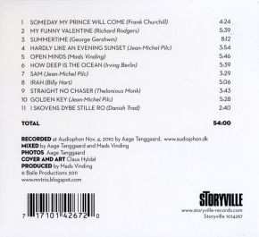 CD Mads Vinding Trio: Open Minds