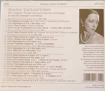 3CD/Dobozkészlet Magda Tagliaferro: The Complete 78-rpm Solo And Concerto Recordings
