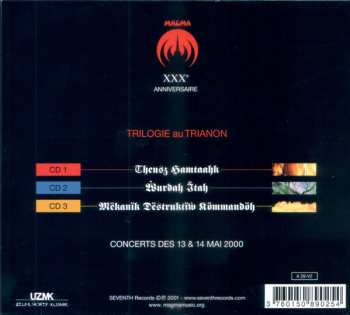 3CD/Dobozkészlet Magma: Theusz Hamtaahk Trilogie