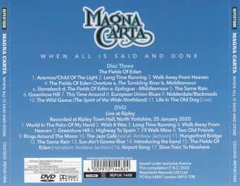 3CD/DVD/Dobozkészlet Magna Carta: When All Is Said And Done