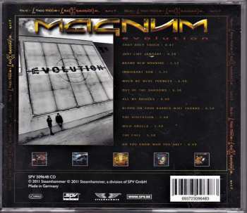 CD Magnum: Evolution (2001 - 2011- Re-recorded : Re-Mastered : Re-visited)