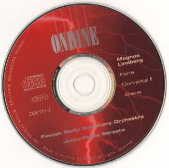 CD Magnus Lindberg: Feria / Corrente II / Arena