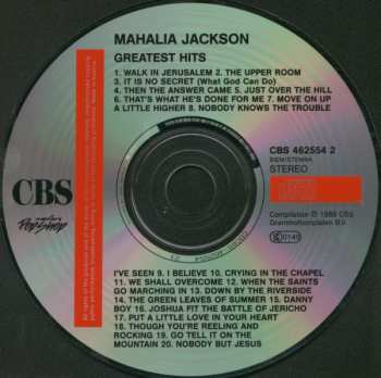 CD Mahalia Jackson: Greatest Hits